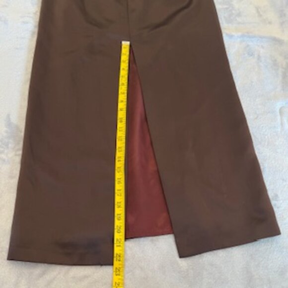 Marina Women's Maxi Lined Skirt With Slit Back 10 - Picture 9 of 16